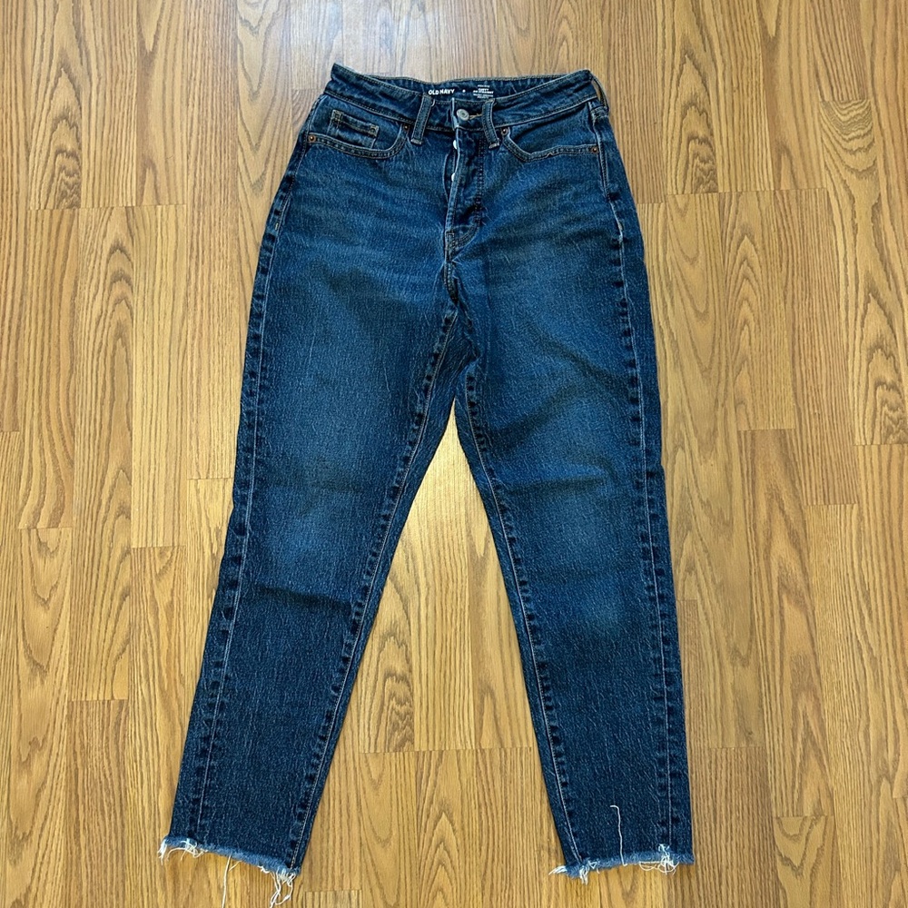 Old Navy High Rise Dark Blue Jeans